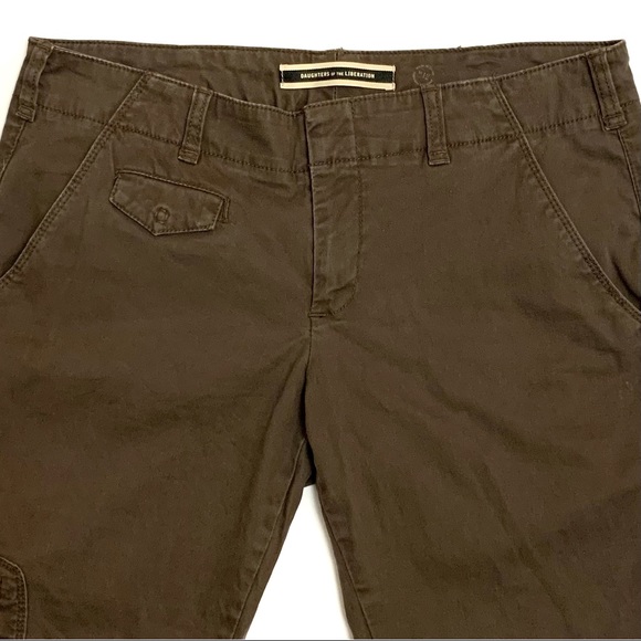 Anthro Daughters of the Liberation CargoPants Sz12 - Picture 2 of 11